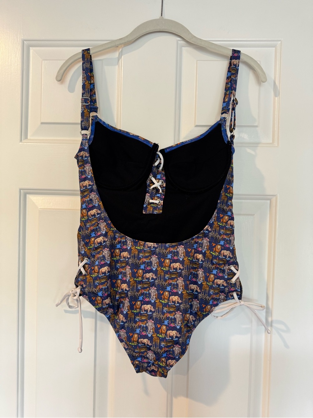 Liberty London Jungle Animal Print One Piece Swimsuit Medium - Picture 4 of 8